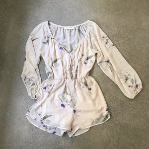 AUDREY 3+1 | Dreamy Cream Floral Romper